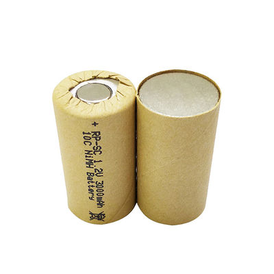 comprar Bateria recarregável de níquel 10c Sub-C SC3000mah 1.2 V Ni Mh Fabricação em linha