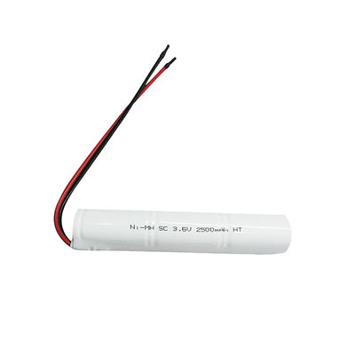 comprar Bateria recarregável de níquel personalizada 3.6v 2500mah Bateria online manufacture