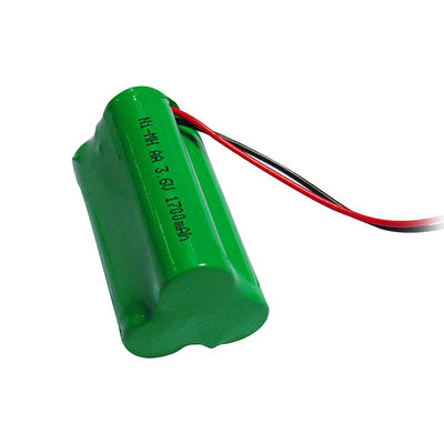 comprar 3.6v 1700mah Bateria recarregável de níquel NiMH recarregável AA online manufacture