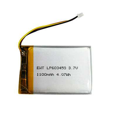 comprar Bateria de lítio polímero preta recarregável 3.7v 1100mah Lipo Bateria Pack Fabricação em linha
