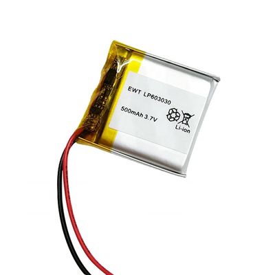 comprar Bateria de polímero de iões de lítio personalizada 600mAh 3.7V 500mah Bateria recarregável Fabricação em linha