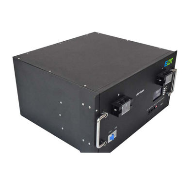 comprar Bateria de fosfato de ferro de lítio de 48V 100AH em preto para fonte de alimentação UPS personalizada Fabricação em linha