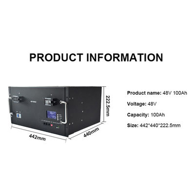 comprar Bateria de fosfato de ferro de lítio de 48 V personalizada Bateria de anodo de 100 Ah LFP online manufacture
