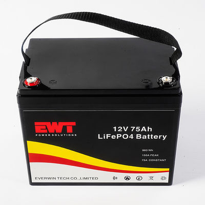 comprar Bateria de Fósforo de Ferro de Lítio de 12 V carregada LFR 75AH Bateria de Motocicleta Elétrica online manufacture