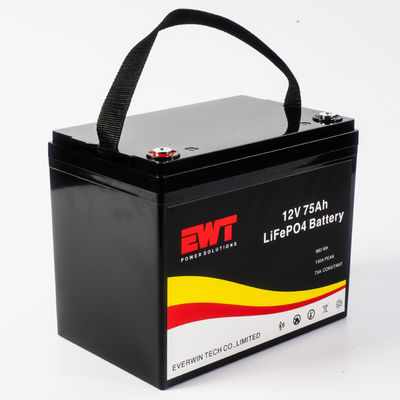 comprar Armazenamento de carrinhos de golfe Bateria de reposição de lítio LiFePO4 LFP de 12V 12.8V 75Ah Bateria de reposição de lítio ferro fosfato online manufacture