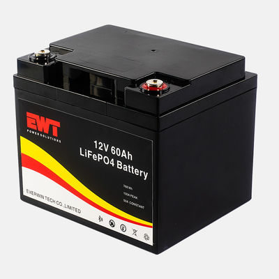 comprar Sistema Solar ao ar livre Bateria LFP de Lítio de 12 V recarregável Bateria de Lítio de Ferro Fosfato de 12,8 V 60 Ah com BMS Fabricação em linha