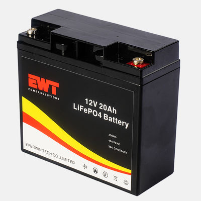 comprar Vida útil de ciclo longo 12V 20Ah Bateria de lítio ferro fosfato para energia de reserva Fabricação em linha
