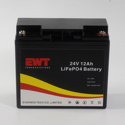 comprar Bateria recarregável LFP LifePo4 24V 12AH Para Sistema Solar UPS Fabricação em linha
