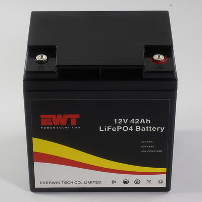 comprar Bateria de ferro-lítio-fosfato leve de 4,5 kg 12V 42Ah para as suas necessidades industriais Fabricação em linha