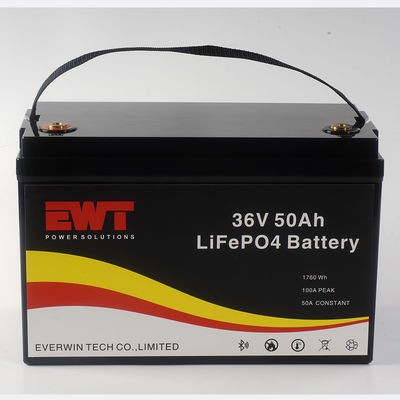 comprar Bateria recarregável de iões de lítio de 36 V Bateria LiFePO4 de 50 Ah para carrinho de golfe online manufacture