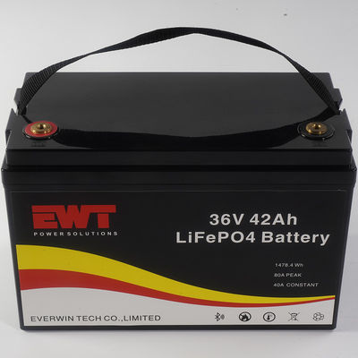 comprar Pacote de baterias recarregáveis de íons de lítio 36v 42Ah Baterias LiFePO4 para armazenamento do sistema de energia Fabricação em linha