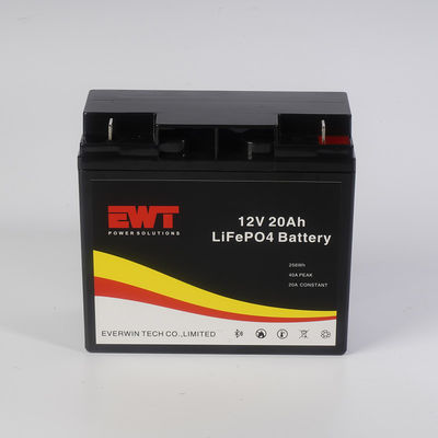 comprar Bateria recarregável de íons de lítio LifePo4 Bateria 12V 20AH Para Sistema Solar Com BMS online manufacture