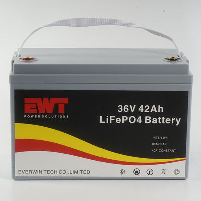 comprar LiFePO4 36V 50Ah Bateria de ferro-lítio-fosfato com densidade energética de 130 Wh/kg e materiais ABS online manufacture