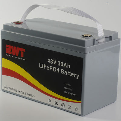 comprar Pacote de baterias de fosfato de ferro de lítio de 48V 30AH para monitorização online Alta segurança Baixo impacto ambiental Fabricação em linha