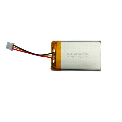 comprar Bateria de polímero de lítio de prata LP503759 3.7V 1300MAH com proteção contra sobrecarga Fabricação em linha