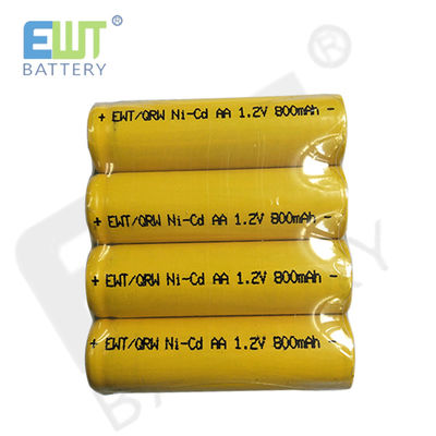 comprar Bateria de níquel-cádmio de alta capacidade NI-CD AA 1.2V 600MAH 800mAh para AA Fabricação em linha