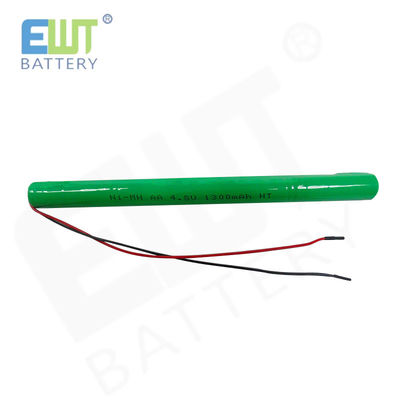 comprar Alta densidade de energia NIMH AA 4.8V 1300mAh NiMH Bateria recarregável com opção de transporte aéreo Fabricação em linha