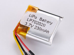 comprar LP702020 3,7V 230MAH Bateria de polímero de lítio com tipo de armazenamento Pcm -10C -65C online manufacture
