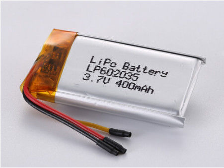 comprar LP602035 3,7V 400MAH Bateria Li-po de baixa temperatura Óxidos de lítio cobalto Folha de prata Amostra de PVC transparente Fabricação em linha