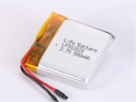 comprar LP502828 3,7V 500MAH Bateria de polímero de lítio com tipo de conector JST/personalizado e certificados ROHS Voltagem 3,7V Material de ânodo Outros Fabricação em linha