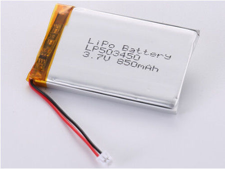 comprar LP503450 3.7V 850MAH Li-polymer Battery High Capacity for Power Users Oem Odm Supported CE Certificates Fabricação em linha