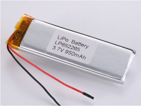 comprar LP652265 3,7V 950MHA fabricantes de baterias de iões de lítio Outros materiais anódicos LiPo Pack de alta capacidade para os mercados de países por EWT Fabricação em linha