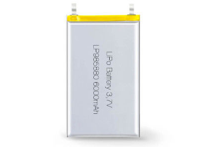 comprar Fabricantes de baterias de iões de lítio de grau industrial LP985880 3.7V 6000MAH com tempo de carregamento de 2-3 horas e suporte OEM / ODM Fabricação em linha