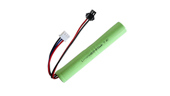 comprar 500 Ciclos de recarga 14500 7,4 V 500mah Bateria de íons de lítio segura com proteção contra sobrecarga e PCM/PCB Fabricação em linha