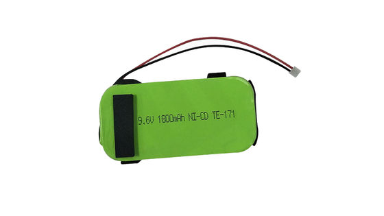 comprar Bateria de Níquel Cádmio NI-CD com capacidade de 9,6V 1800MAH e corrente máxima de carregamento de 0,5A, química contendo materiais tóxicos Fabricação em linha