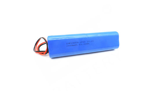 comprar Bateria de íon de lítio INR18650 21,6v 2400mah personalizável com conector de fio, caixa ABS e células cilíndricas Fabricação em linha
