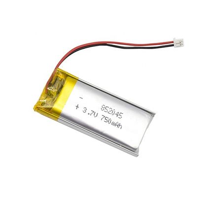 Potência 3.7v 750mah Bateria recarregável Bateria LiPo pequena Polímero