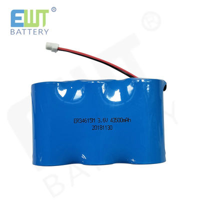 Bateria de cloreto de tiónio de lítio AAA Célula de bateria ER34615 19000mAh Bateria LiSOCL2