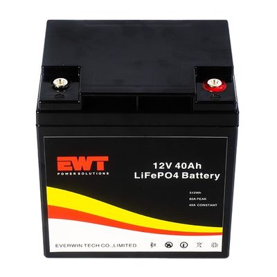 Dimensões personalizadas 12V 40Ah bateria de skate elétrico