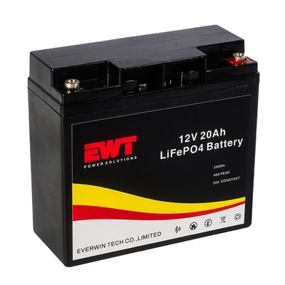 BMS Bateria recarregável Li-ion 0.2C 12.8V 20ah Lifepo4 Bateria