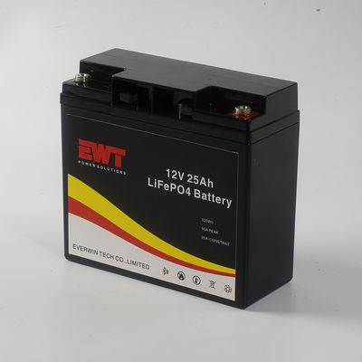 Bateria de lítio ferro fosfato 12,8V 25ah Lifepo4 Bateria para Sistema Solar