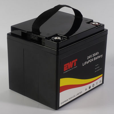 Bateria LiFePO4 24V Célula LFP -20°C a 45°C Corrente máxima de descarga contínua 30A Desempenho de alta temperatura 640Wh