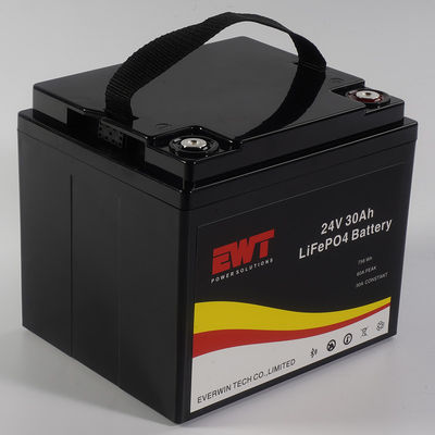 Bateria de fosfato de ferro de lítio 24V Voltagem 24V 400Wh Método de navegação por ar Perfeito para aplicações pesadas