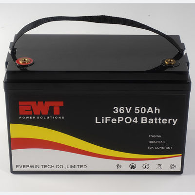 Bicicleta elétrica de alta potência Fósfato de ferro de lítio 36V 50AH Bateria