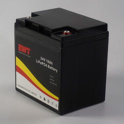 Bateria portátil de lítio-ferro-fosfato de 24V 18Ah com design prismático para segurança ambiental e longa vida
