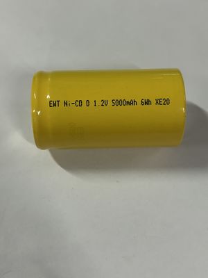 5000 mAh NICD CEll -20°C a 55°C e de longa duração para aplicações industriais