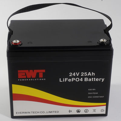 400Wh 24V Bateria de Lítio Ferro Fosfato Adequado para ambientes de -20°C a 45°C