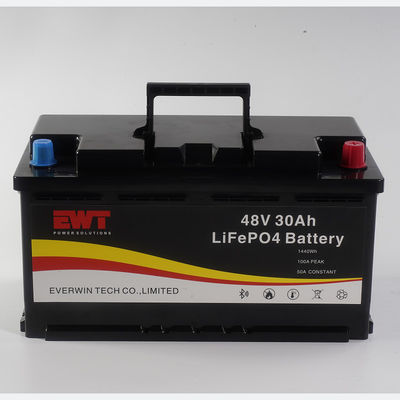 Tempo de carregamento rápido 48V LiFePO4 Fornecimento de energia para aplicações compactas
