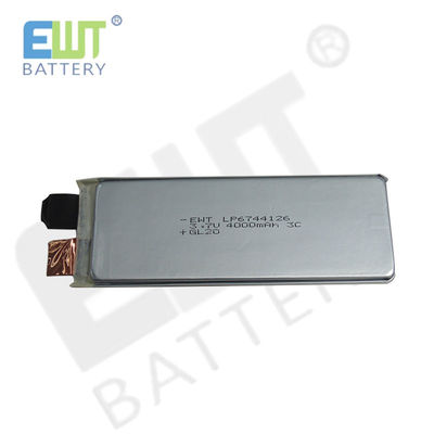 Bateria de polímero de lítio LP6744126 3.7V 4000mAh 3C durante 1 mês