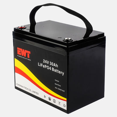 Bateria de ferro-lítio-fosfato de 24 V ecológica, com custo acessível e alta densidade energética