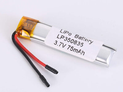 Bateria de polímero de lítio leve com conector de descarga JST Via de envio UPS / TNT / FEDEX / DHL Corrente de carga 2A