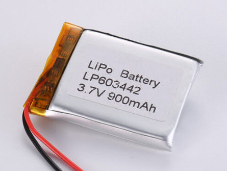 LP603442 3,7V 900MAH baterias de iões de lítio fabricantes Bateria de lítio polimérico com circuito protegido e grau A