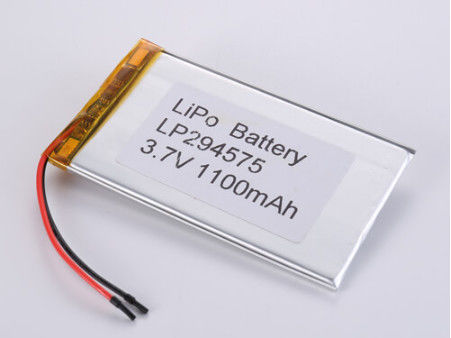 LP294575 3.7V 1100MHA Bateria Quadrada de Lítio Polímero com Proteção contra Superdescarga