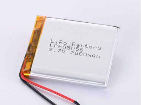 LP605056 3.7v Bateria Lipo Bateria de polímero de lítio de alta capacidade 2000MAH Proteção de PCB Polímero célula recarregável de íons de lítio