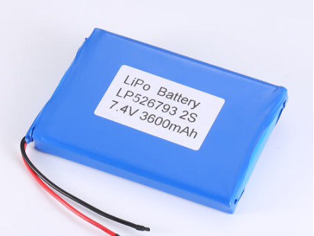 LP526793 7.4V Baterias Li-Ion Fabricantes Baterias de Lítio Polímero com Método de Carregamento CC/CV