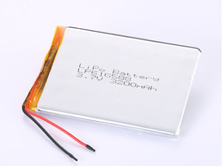 LP616588 3.7V 3200MAH baterias de iões de lítio fabricantes Bateria de lítio polimérico de tipo conector personalizado com proteção contra curto-circuito